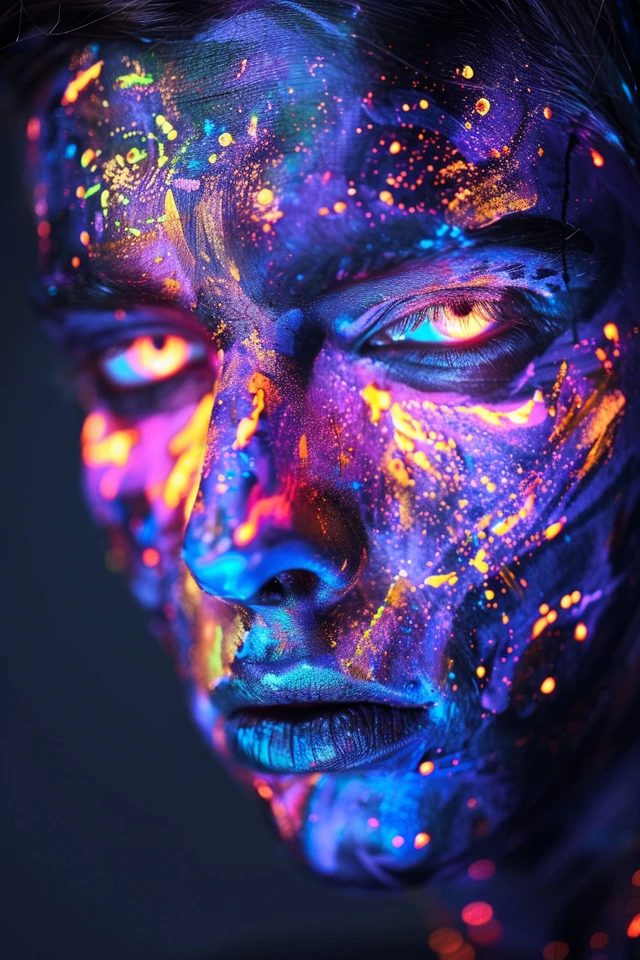 Glowing Black Light Paint Ideas for Unique Art
