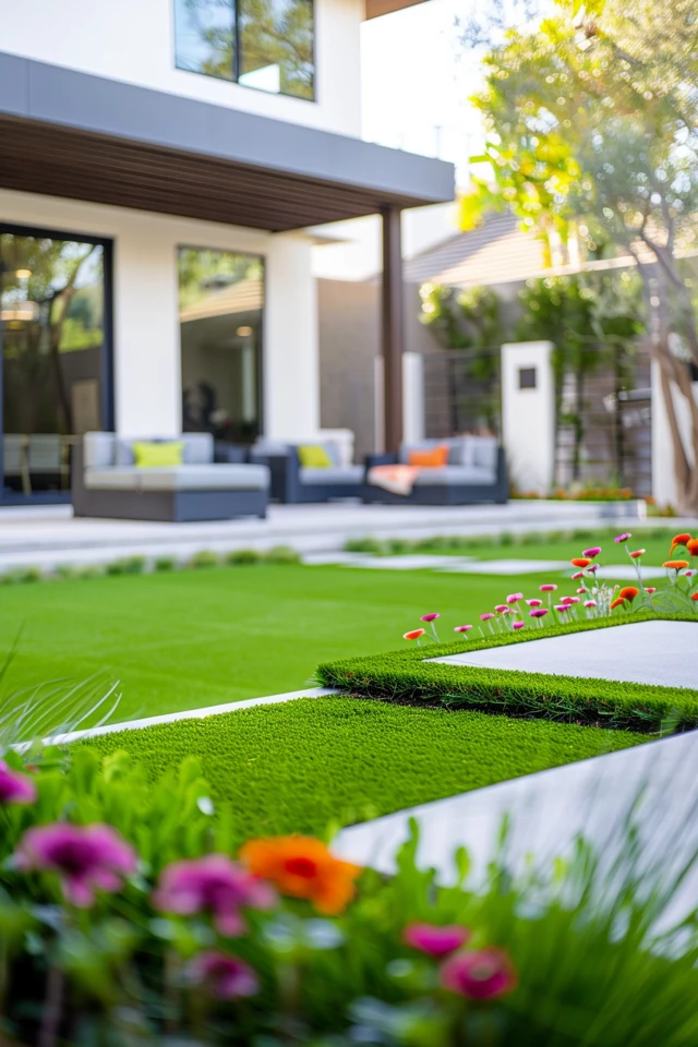 Refreshing Front Yard Turf Ideas for Your Home