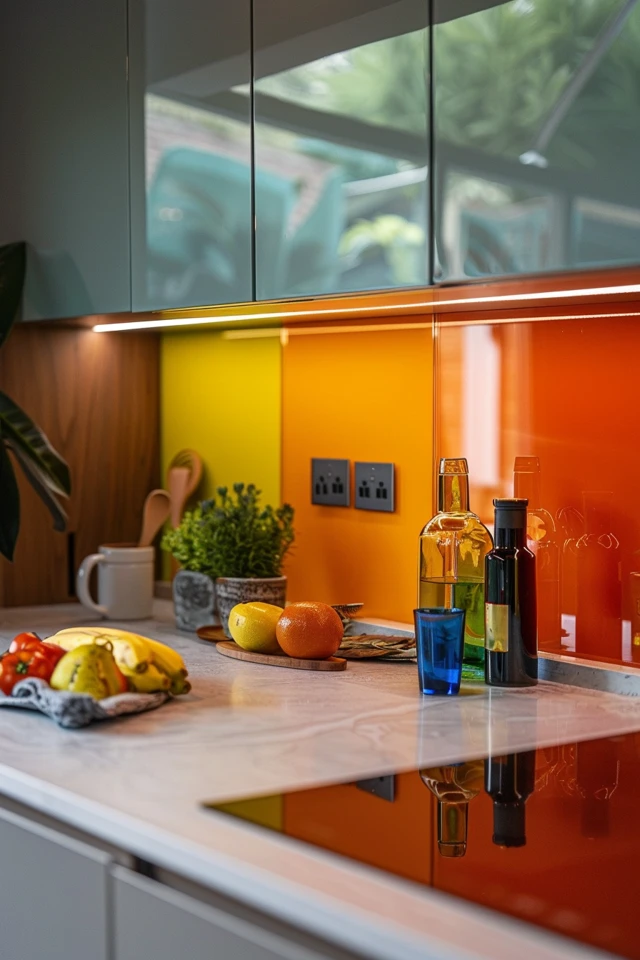 Glass Backsplash Ideas for Elegant Kitchens