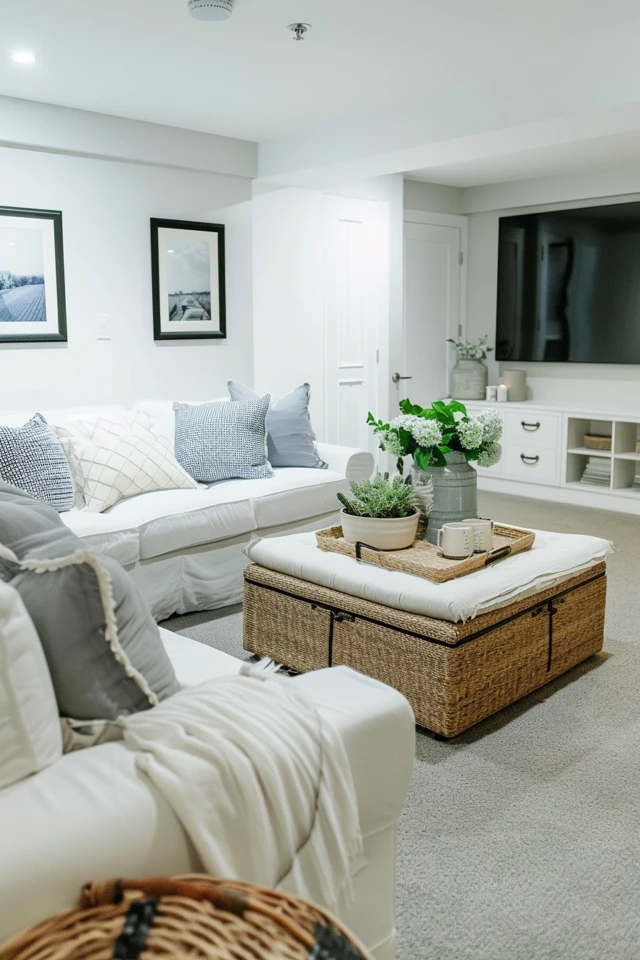 Purge and Categorize for Basement Organization