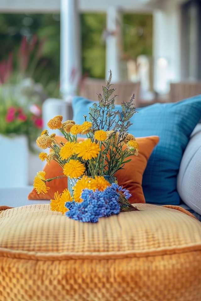 Summer Ottomans: Stylish Comfort