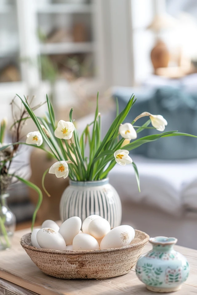 Blend Old and New with Easter Theme Home Decor
