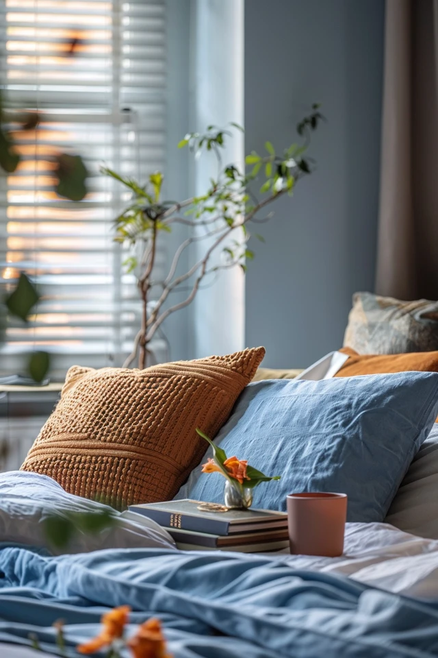 Chic Grey and Blue Bedroom Ideas for Serenity