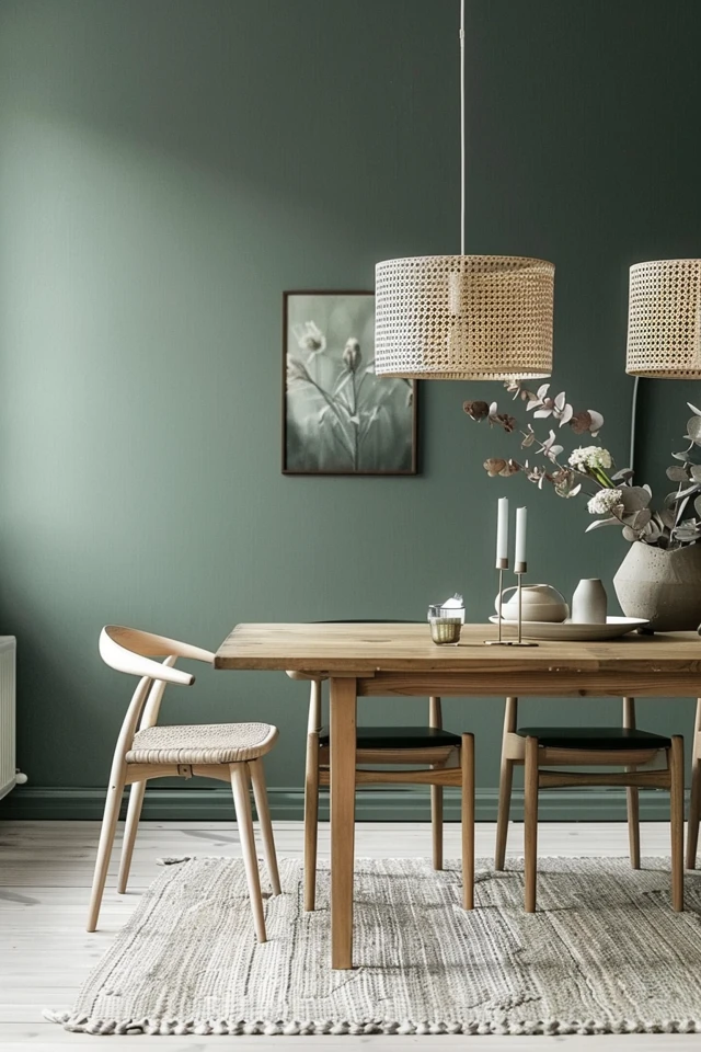 Creating a Serene Sage Green Dining Room