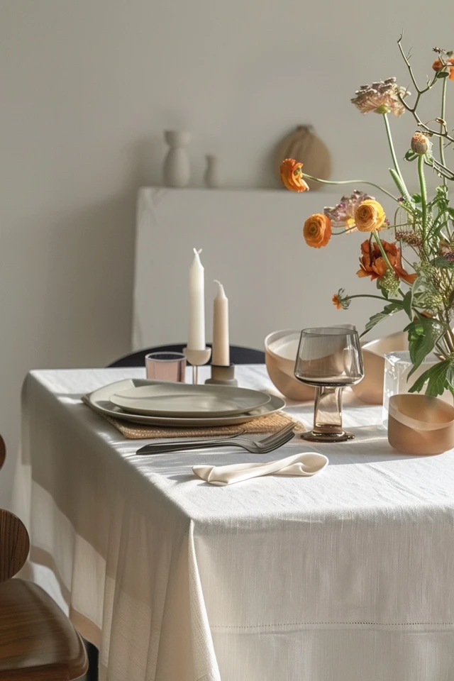 Modern Tablecloth Ideas for Stylish Dining Spaces