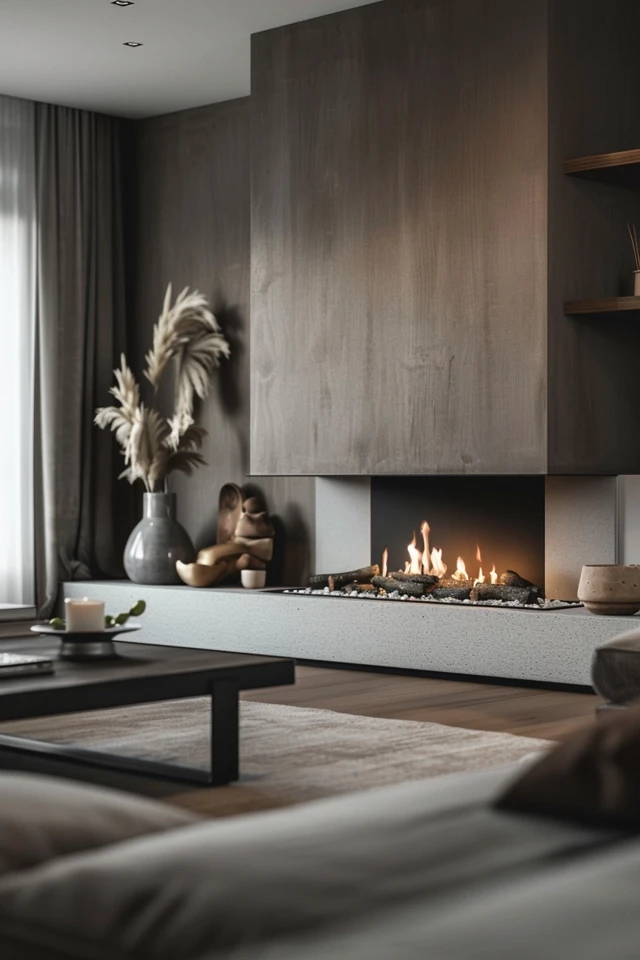Innovative Design Ideas for Indoor Wall Fire Features - photo 2