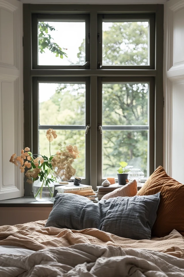 Transform your window seat into a reading nook