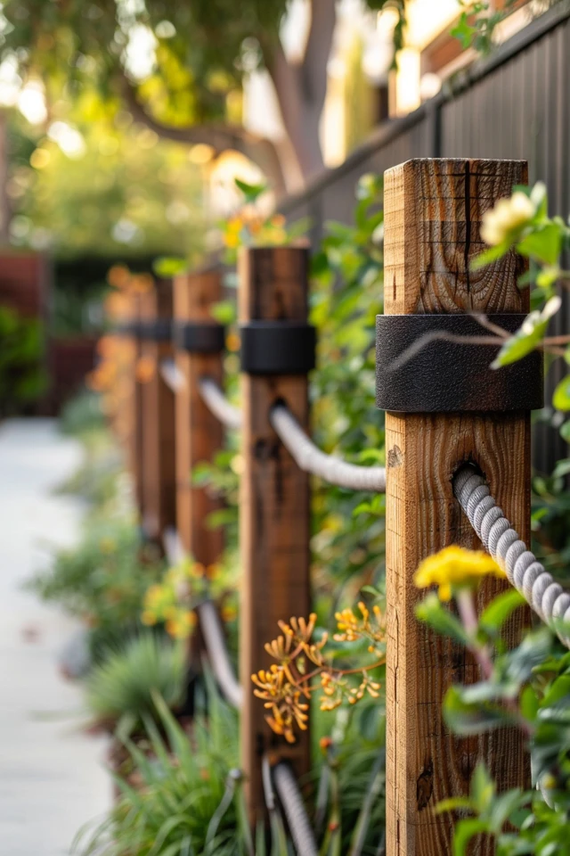 Outdoor Rope Fence Ideas & Inspiration For Docks