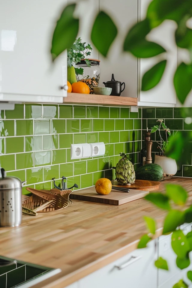Tips for Designing a Green Kitchen Backsplash
