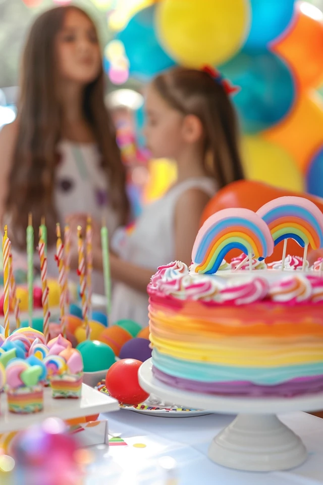 Bringing the Rainbow High Theme to Life with Decorations and Invitations