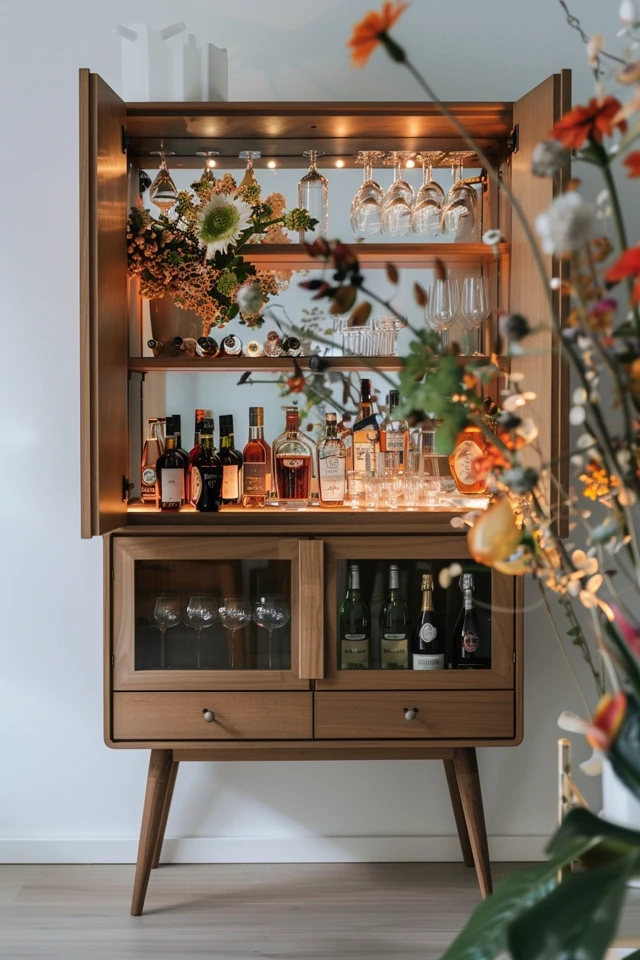 Elegant Wine and Spirits Storage