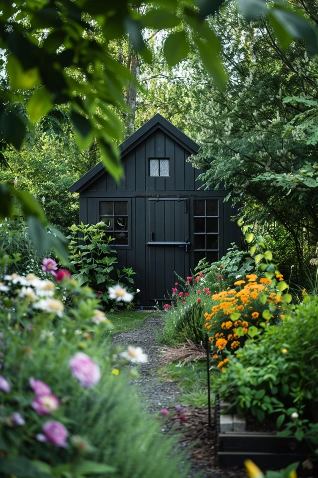 Creative Landscaping Around a Shed Ideas
