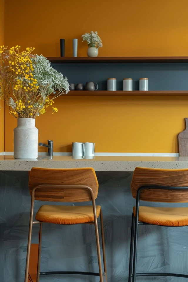 Stylish Half Wall Ideas for Kitchen & Living Room