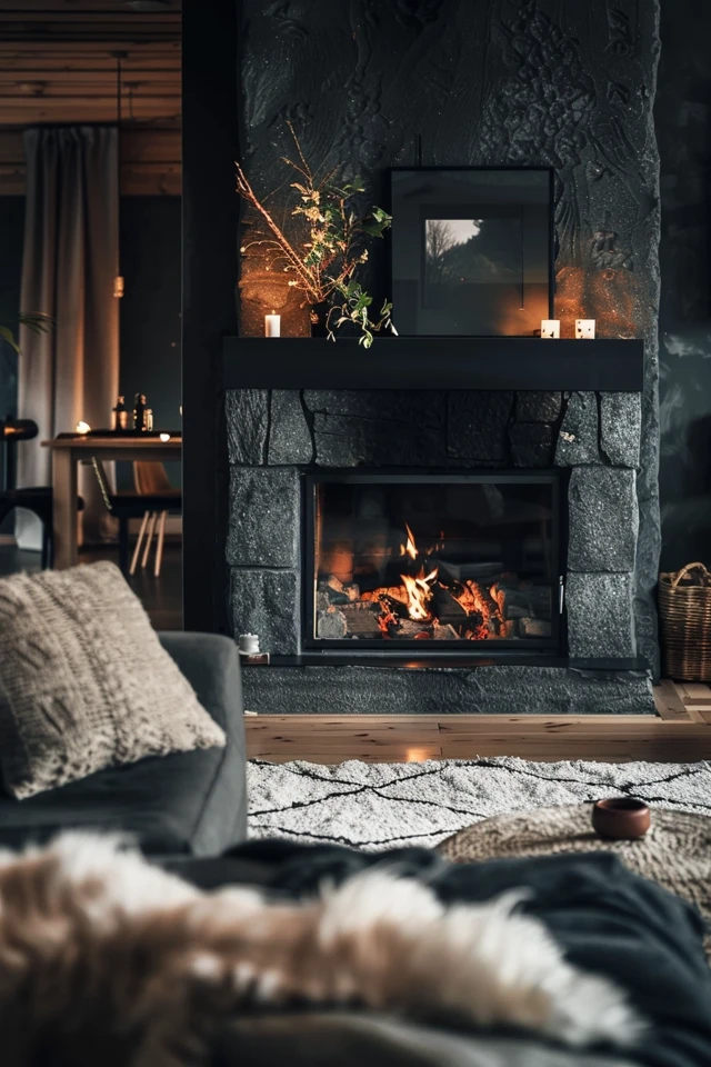 Warm Up Your Home: Fireplace Stone Wall Ideas
