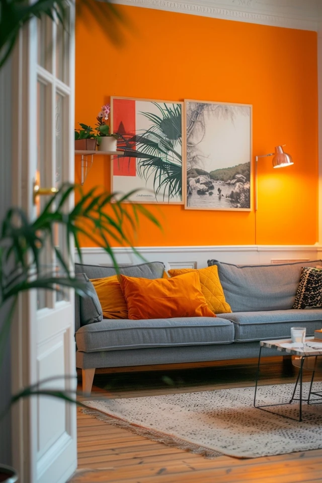 Creative Decorating Concepts for Orange Living Rooms