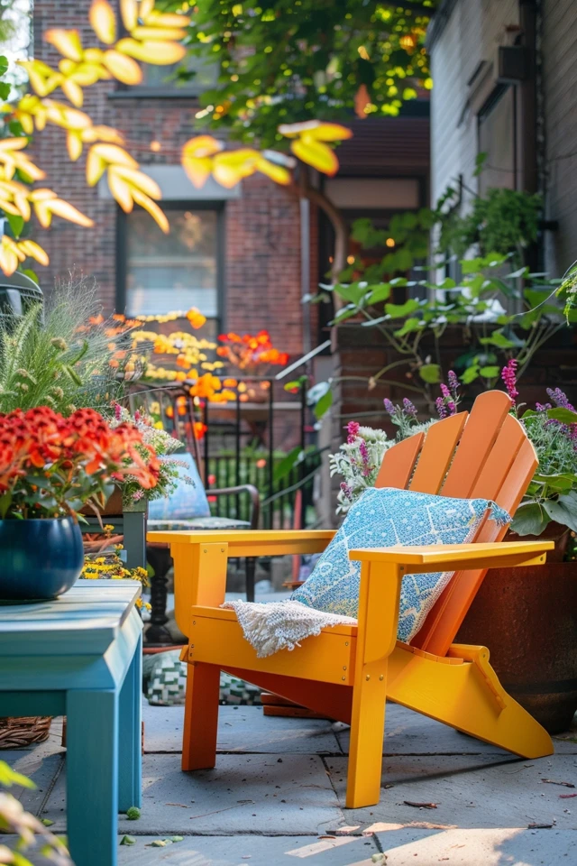 Adirondack Chair Decorating Ideas for Stylish Patios