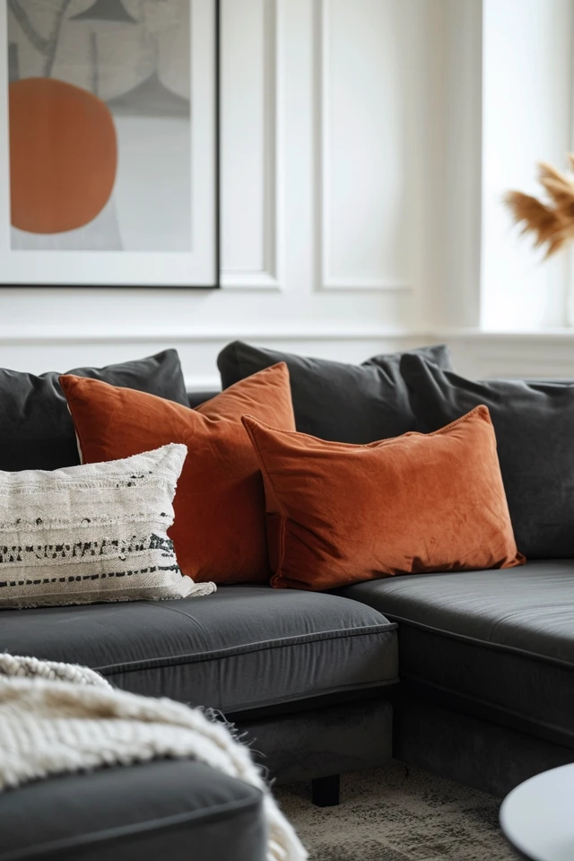 Stylish Black Sofa Pairings - photo 2