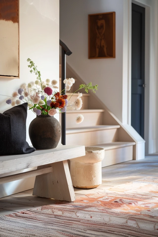 Split Level Entryway: Chic Small Space Solutions