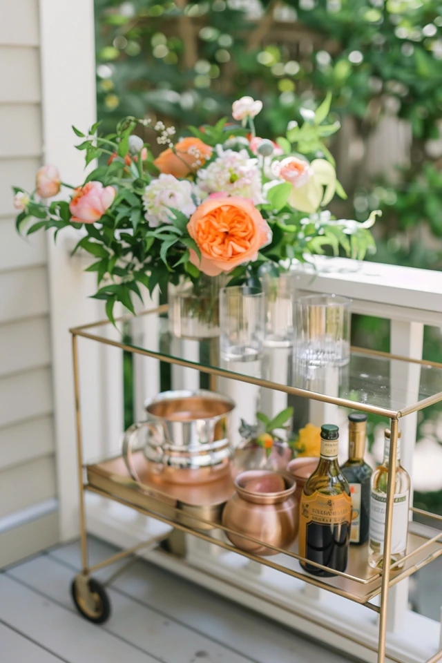 Stylish Options for Summer Bar Carts