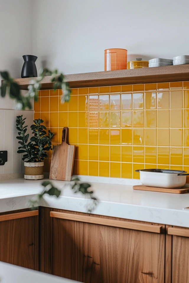 Dazzling Gold Backsplash: Versatile and Beautiful