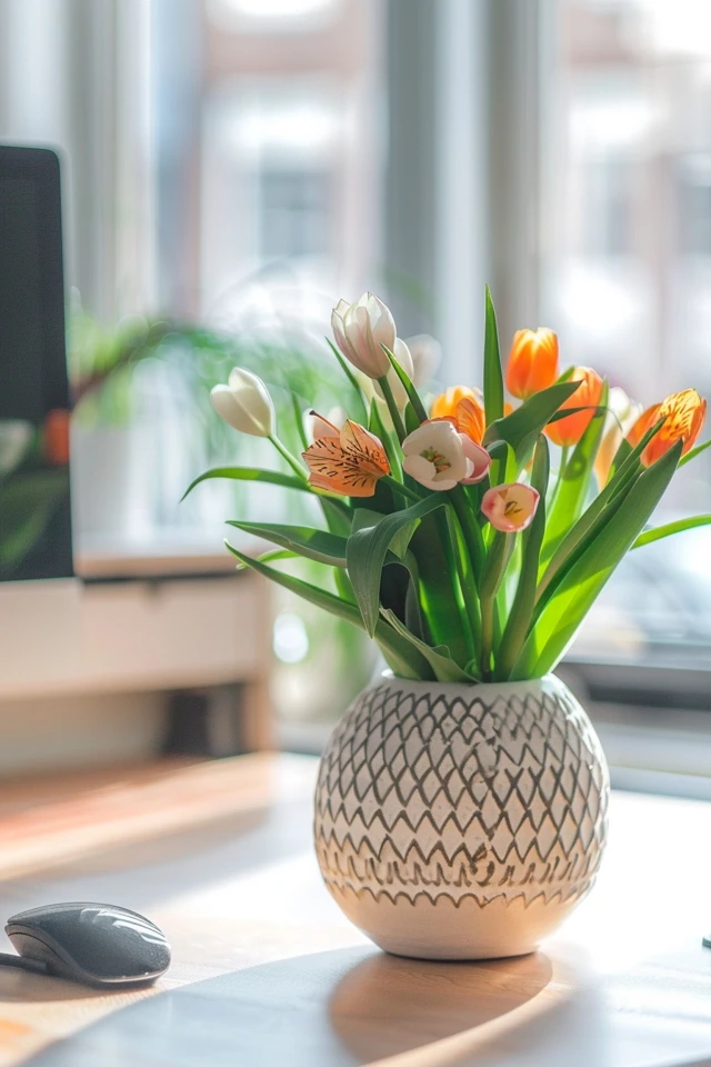 Create a Productive Space with Easter Theme Office Decor