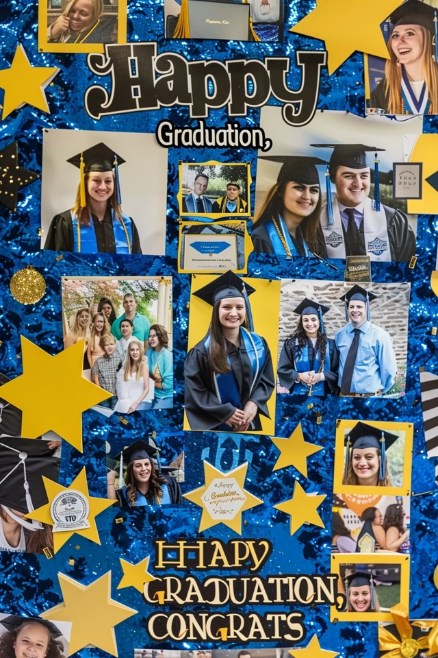 DIY Graduation Picture Board Ideas
