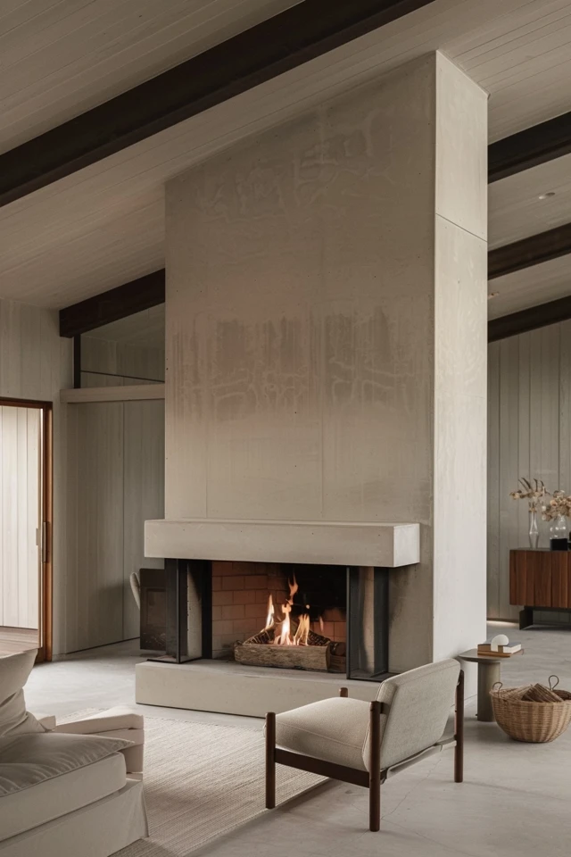Elevating Style with High Ceiling Fireplace Ideas