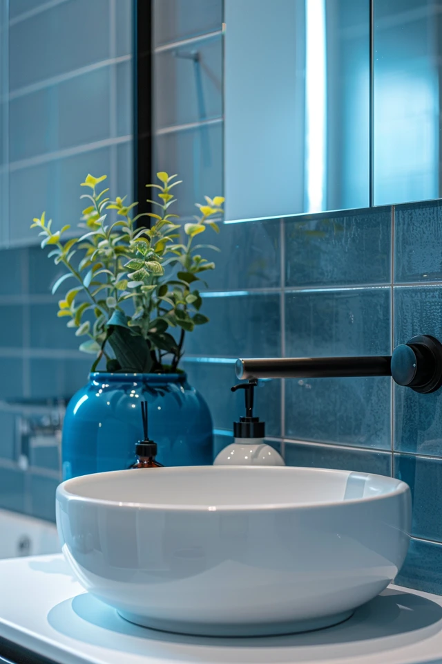 Blue and Gray Bathroom Ideas for Chic Decor
