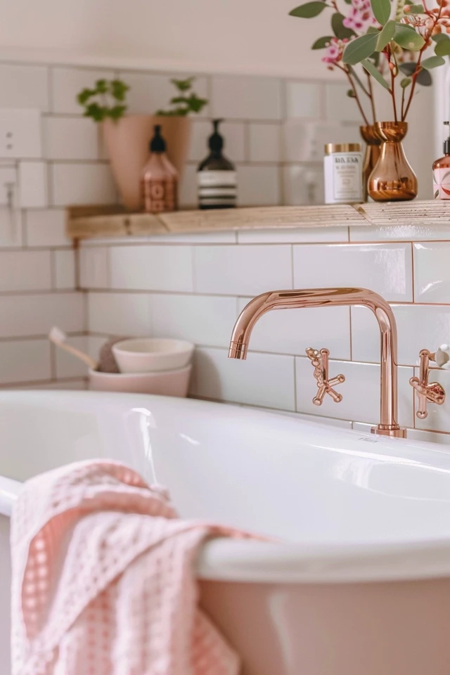 Summer Bathrooms: Tiles and Fixtures