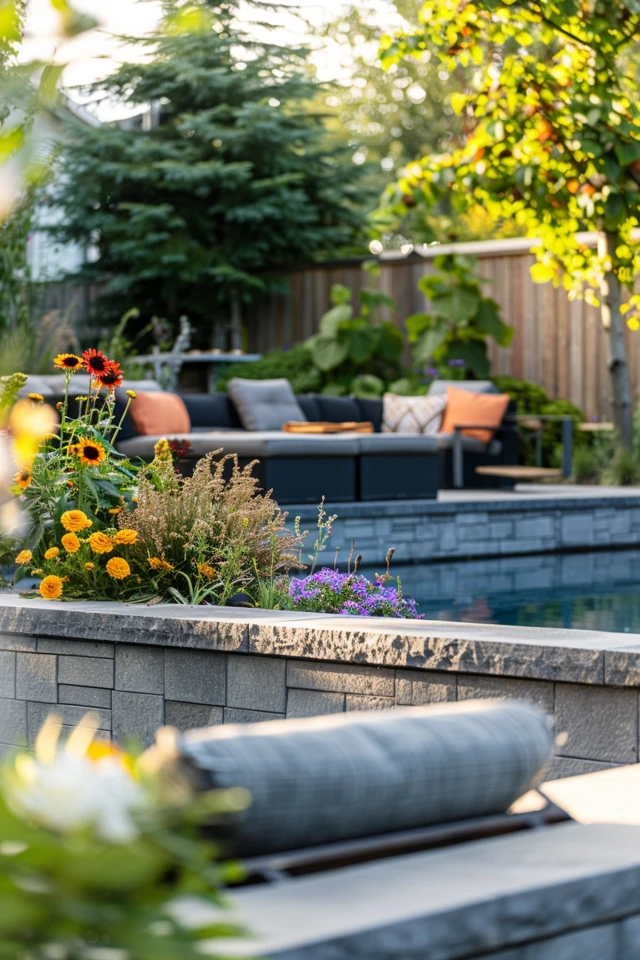 Creative Pool Retaining Wall Ideas for Your Backyard