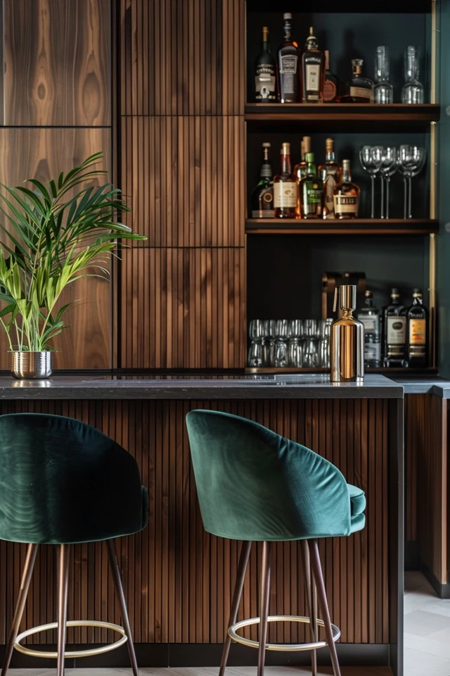 Adjacent Dedicated Bar Cabinet
