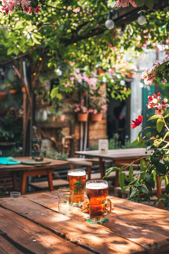 Unique Features for Your Backyard Beer Garden