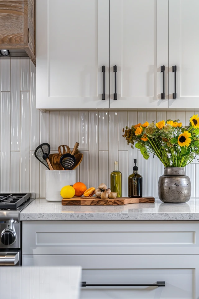 Fresh White Kitchen Backsplash Trends