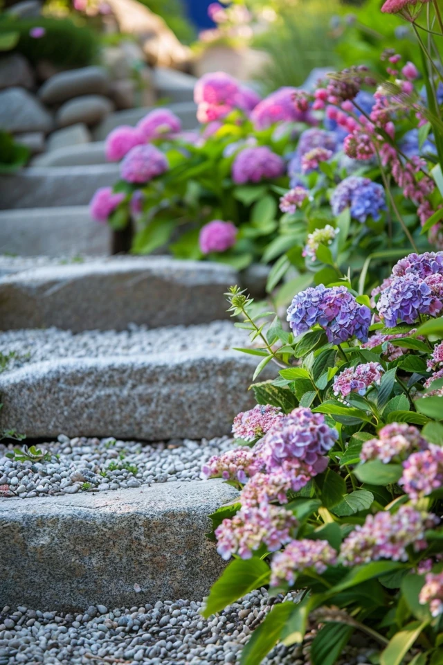 Wooden Boardwalks and Landscaped Stones