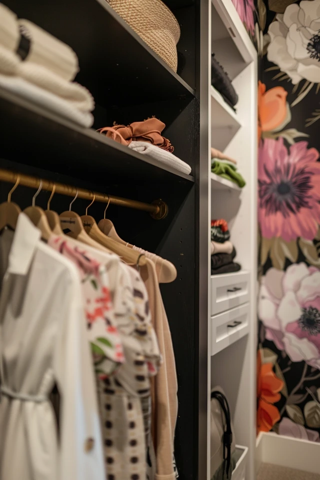 Creative and Trendy Closet Wallpaper Ideas