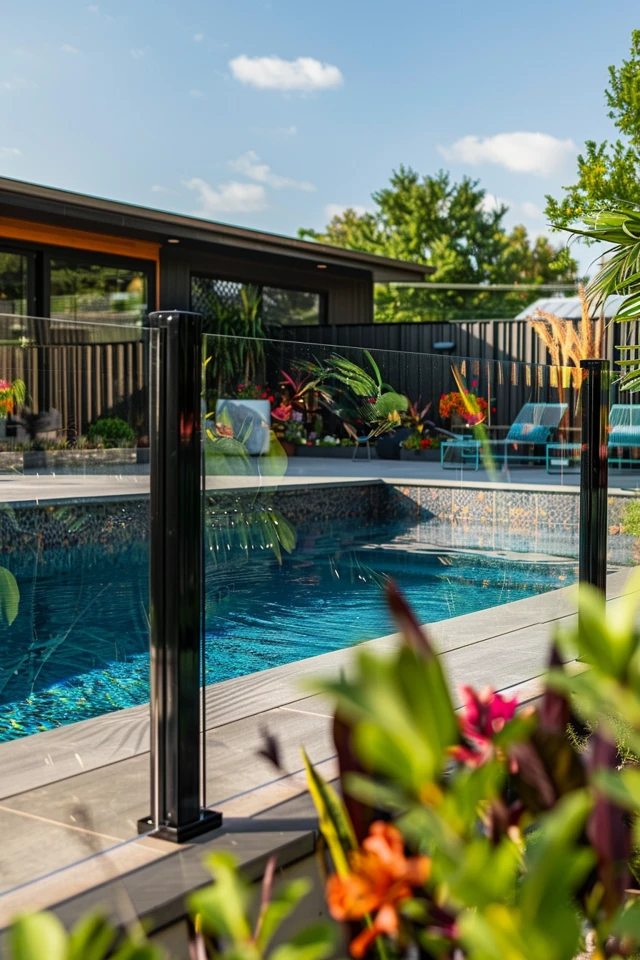 Refreshing Above Ground Pool Fence Ideas for Safety & Style