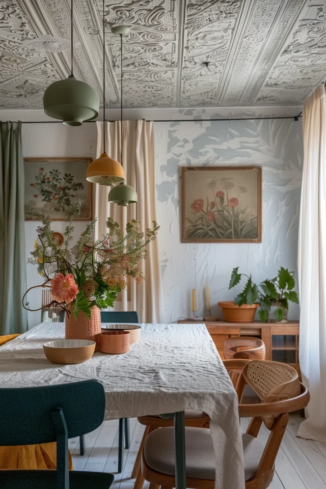 Painted Ceilings for Coziness and Style