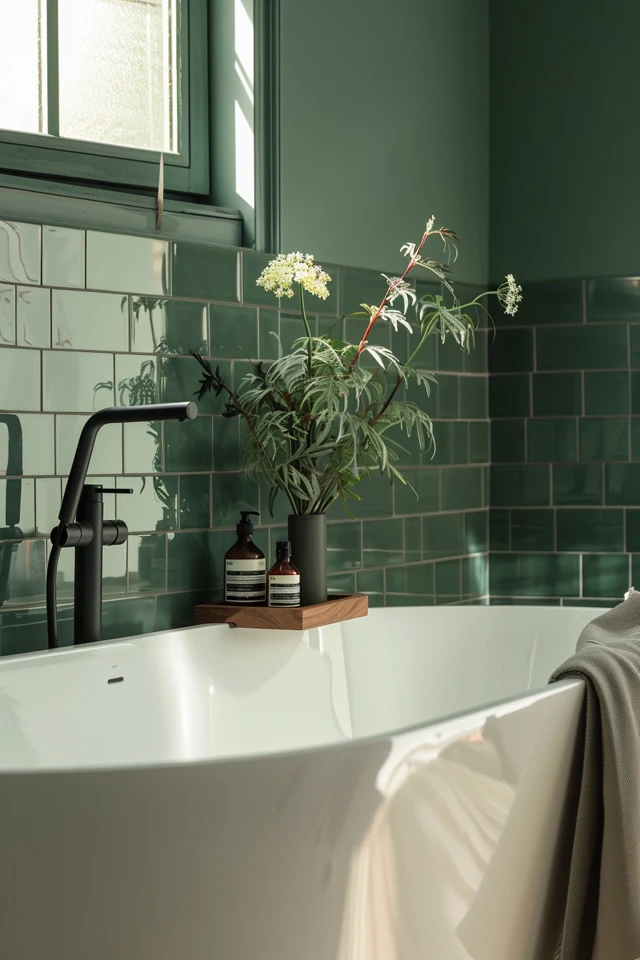 Creative Alternatives to Tiles for Bathroom Walls