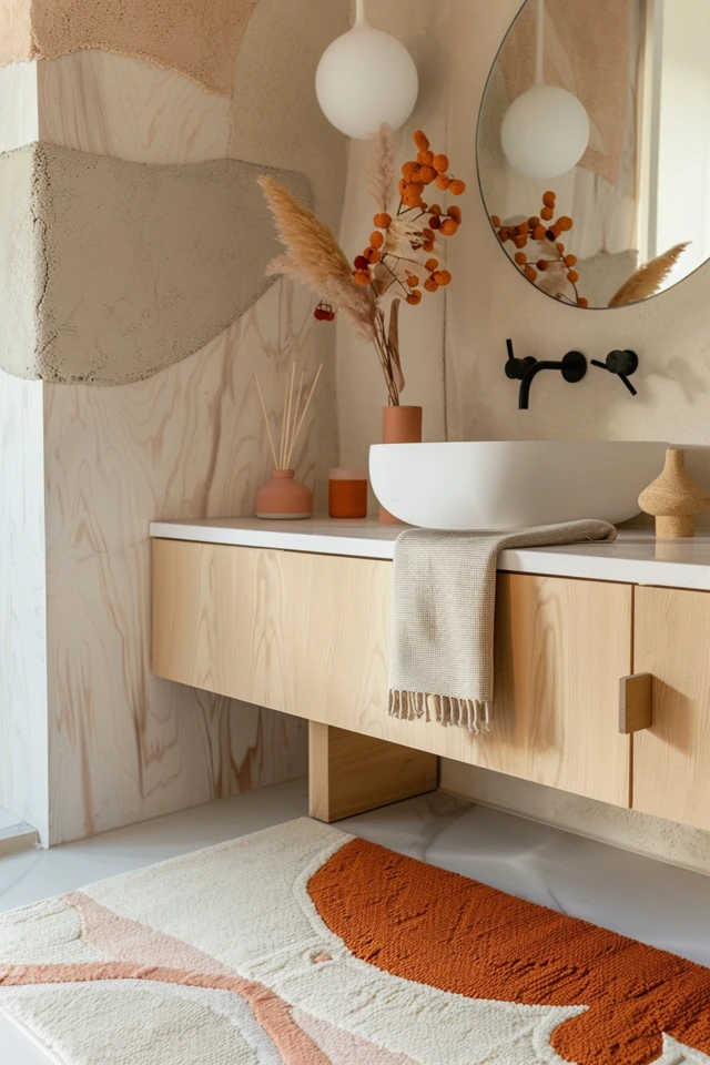 Chic Powder Room Rug Ideas to Elevate Your Space