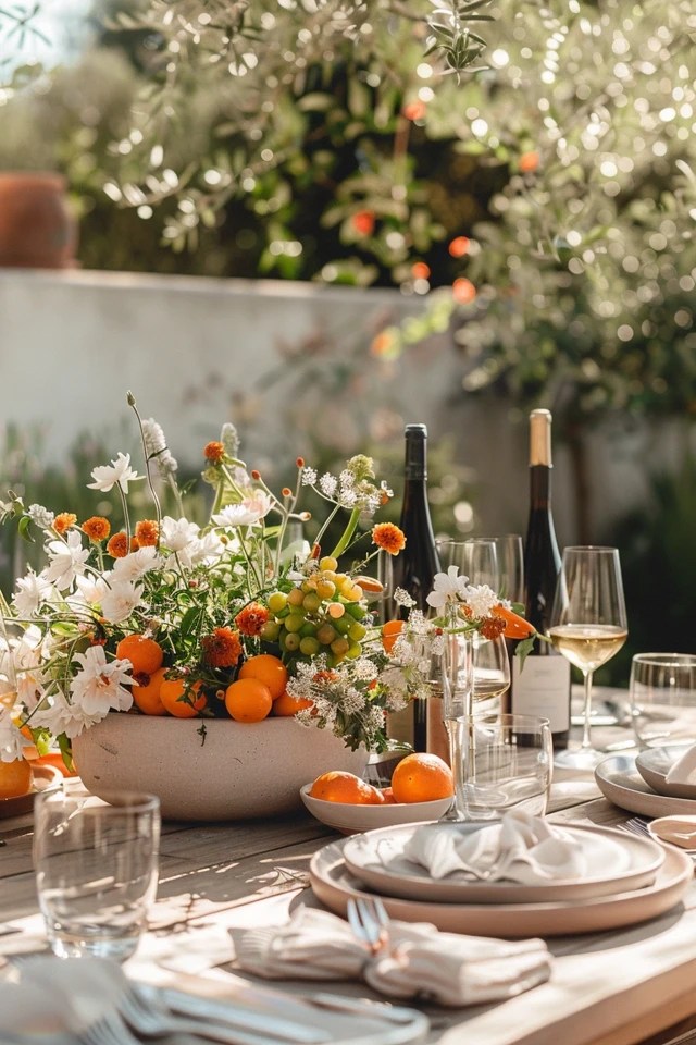 Chic Outdoor Dining Table Decorating Ideas Unveiled