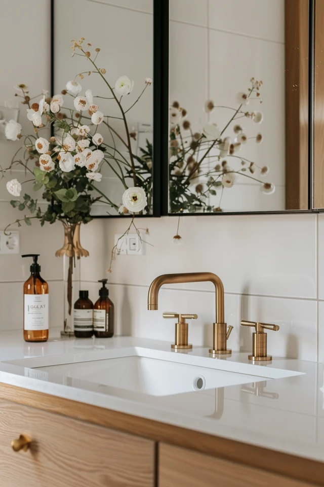 Elegant Double Vanity Bathroom Mirror Ideas