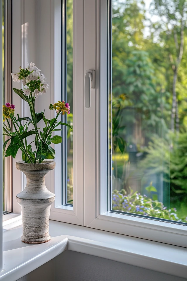 Living Room Elegance with Oriel Windows