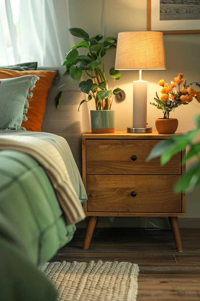 Color Palette and Decor for a Mid-Century Modern Dorm Room
