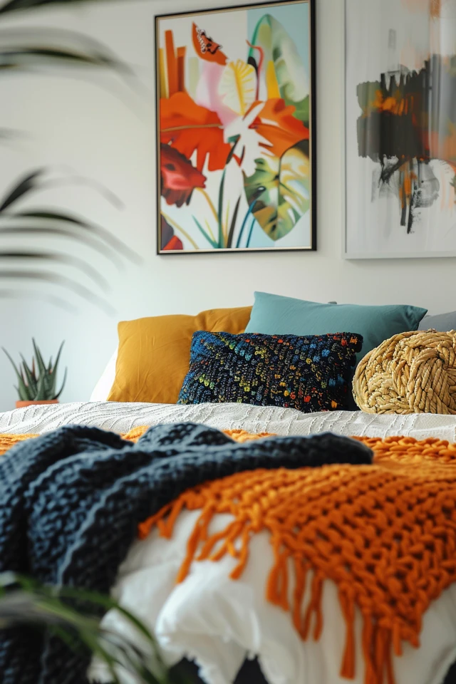 Mix and Match Patterns for a Fun and Bold Dorm Room