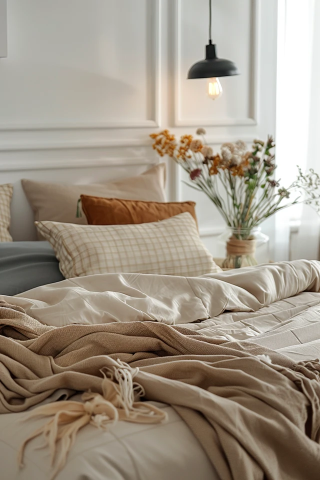 Comfortable Bedding and Focal Point