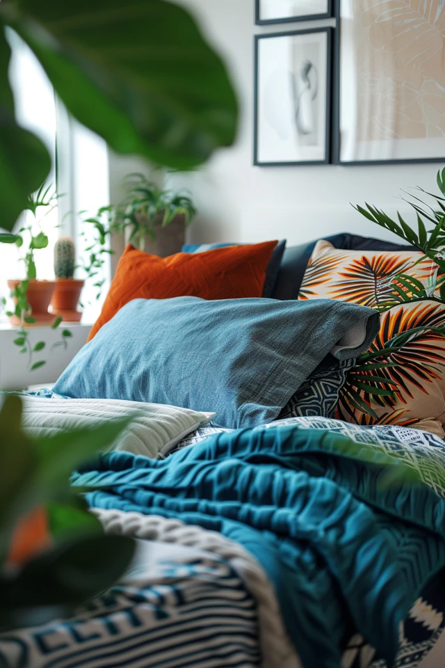 Add Plants and Neutral Colors for a Boho Look