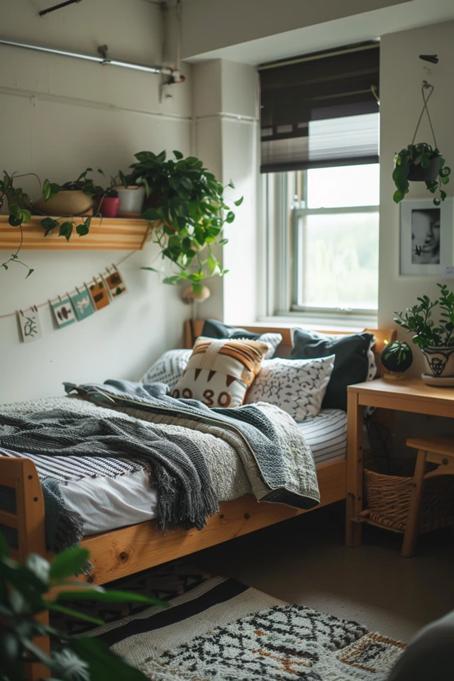 Add Plants and Colorful Wall Prints