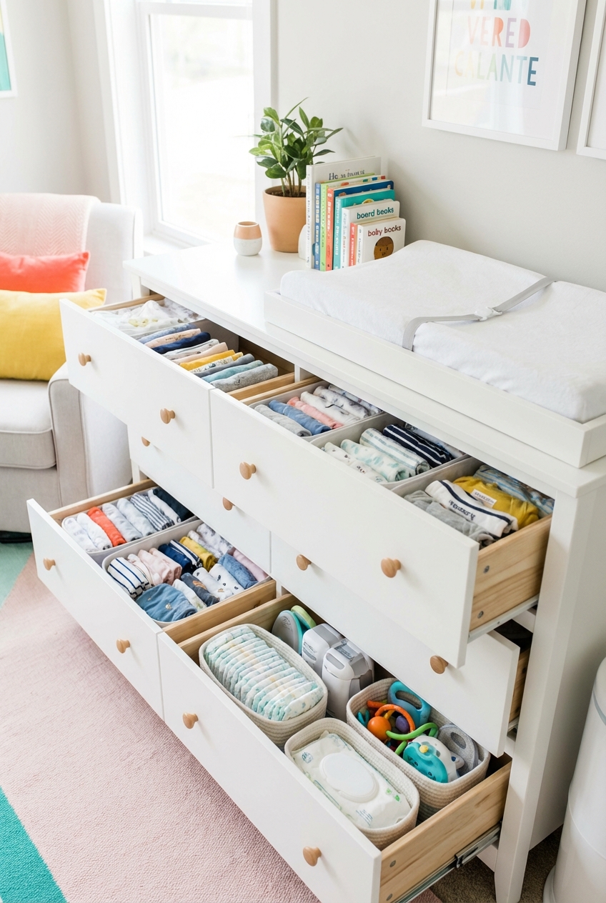How To Organize Newborn Dresser: Efficient Baby Gear Storage - Featured Image