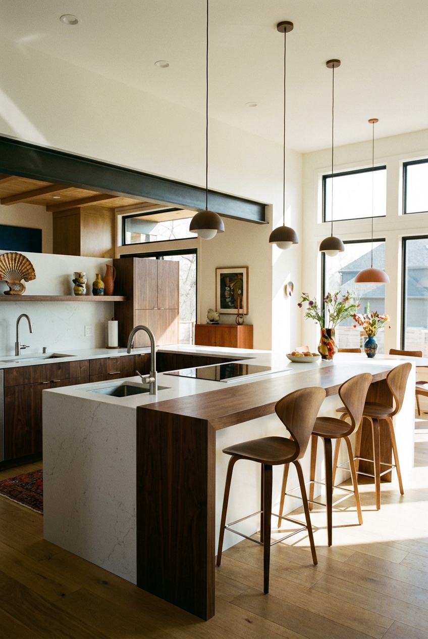 L Shaped Kitchen Island Ideas for Stylish Homes - Featured Image