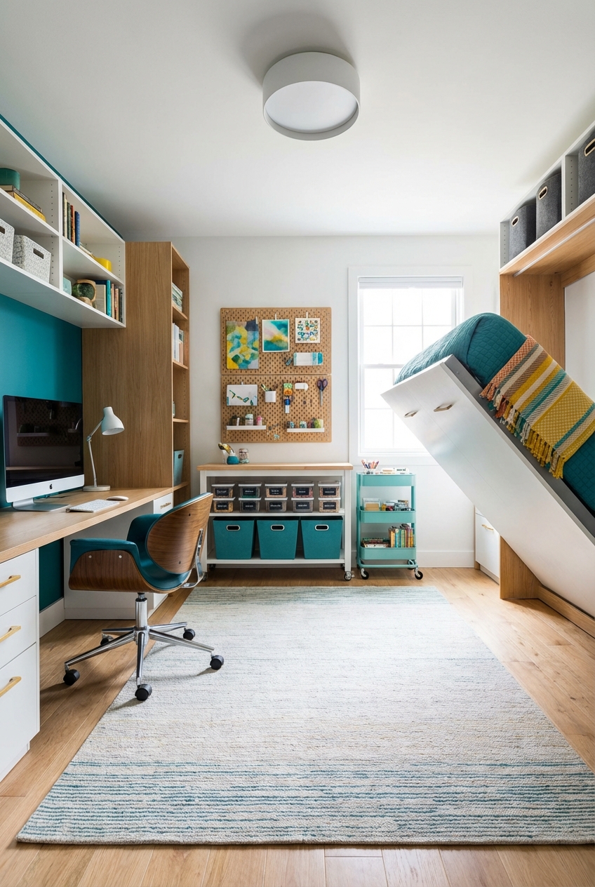 How To Organize A Spare Room: Multipurpose Space Planning - Featured Image